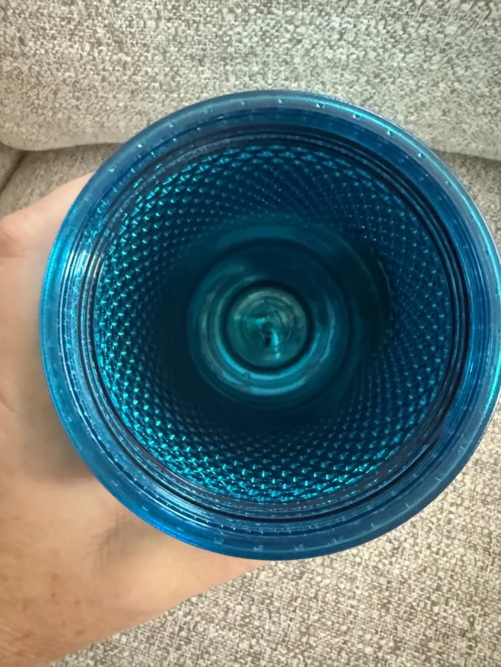 24 oz Starbucks Tumbler 2023 Metallic Blue Studded